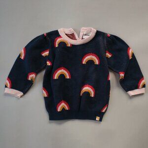 BLUNE PARIS KIDS RAINBOW CREWNECK SWEATER